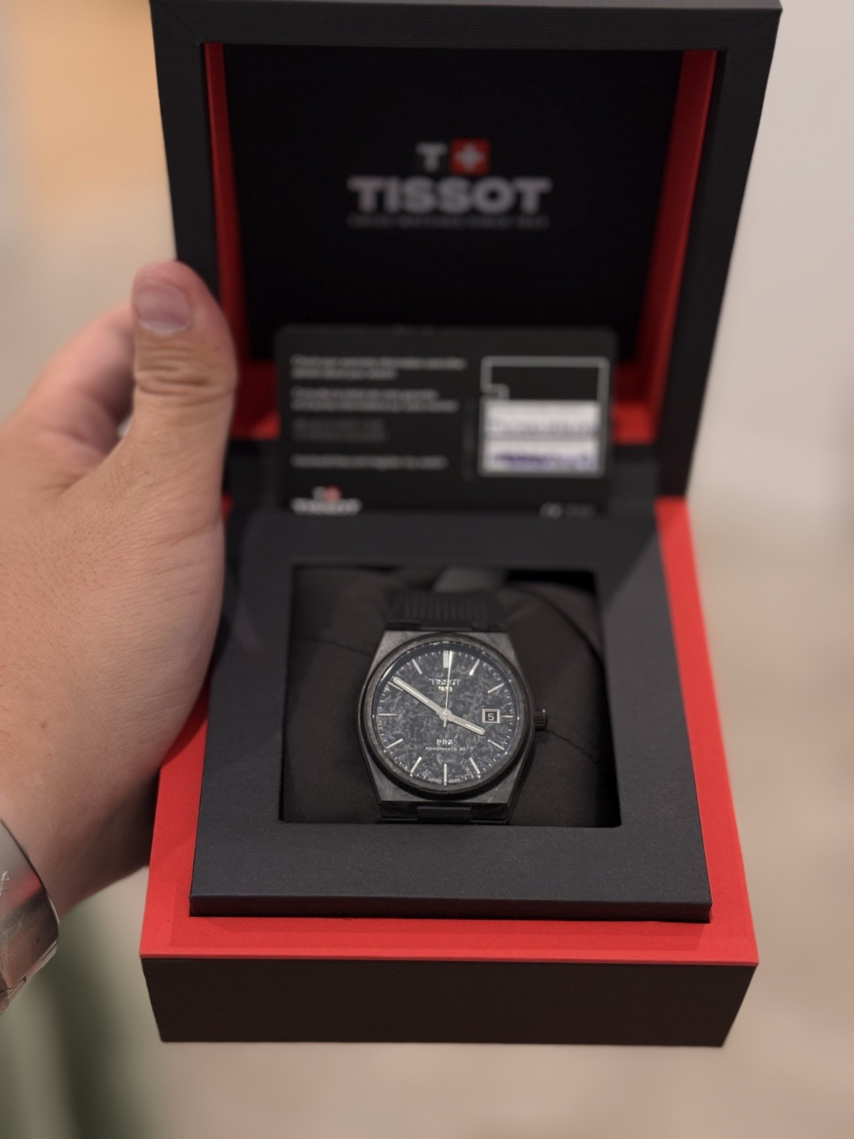 Tissot PRX Forged Carbon Powermatic 80 Automatic Watch 40mm