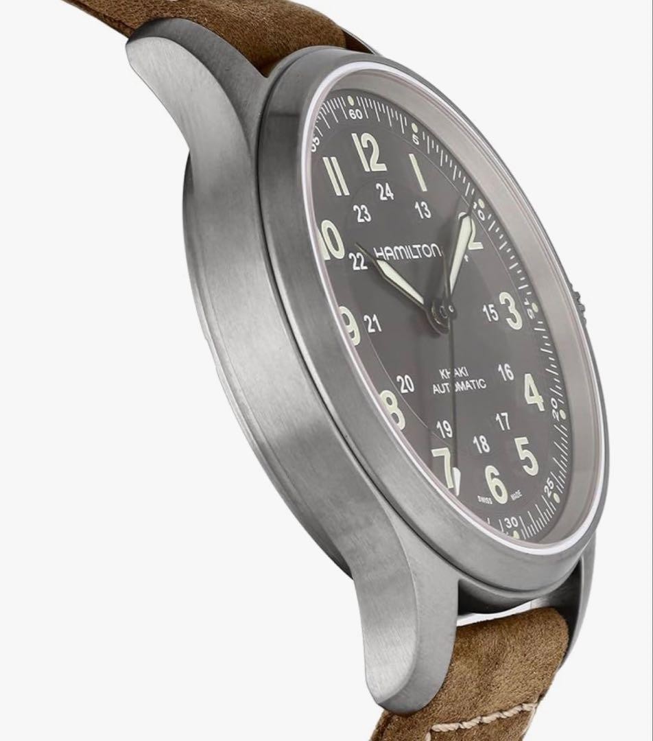 Near Mint Hamilton Khaki Field Titanium 42mm H70545550 H-10 80H Auto Full Set JP
