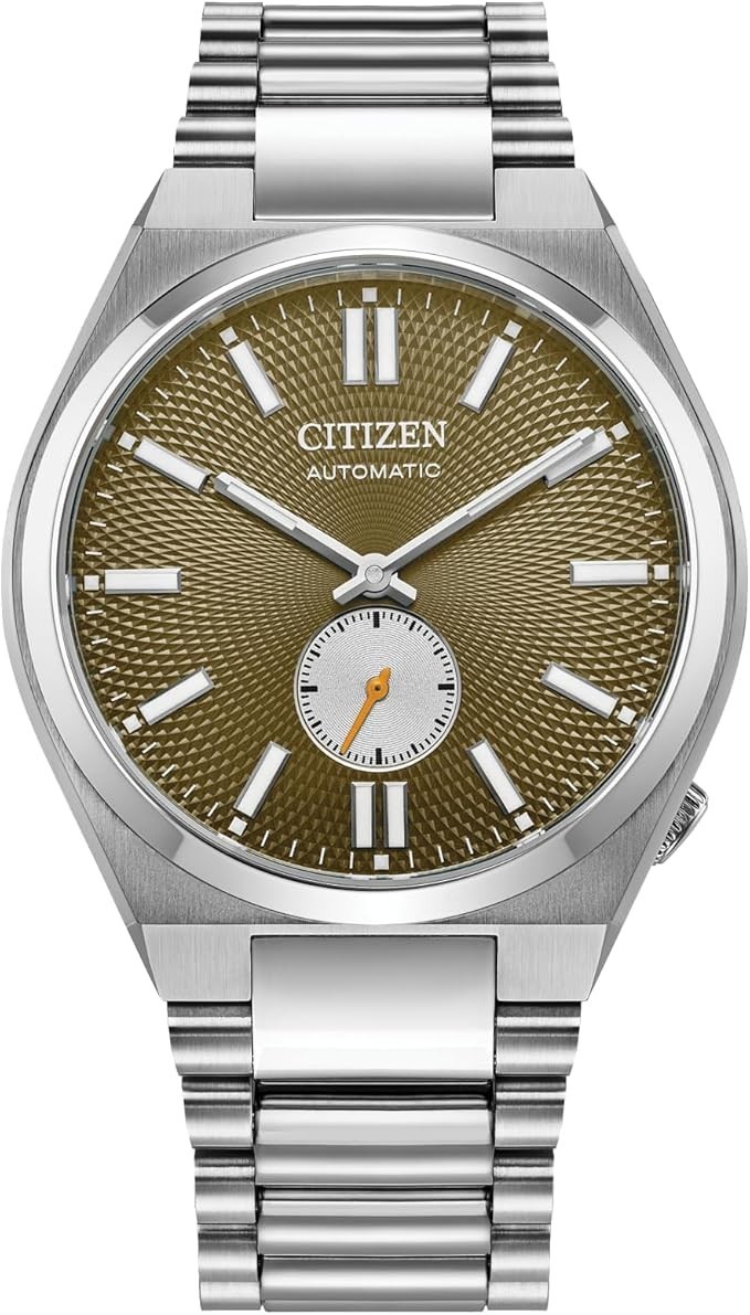 CITIZEN NK5010-51X TSUYOSA Collection Automatic Analog Khaki Green Silver