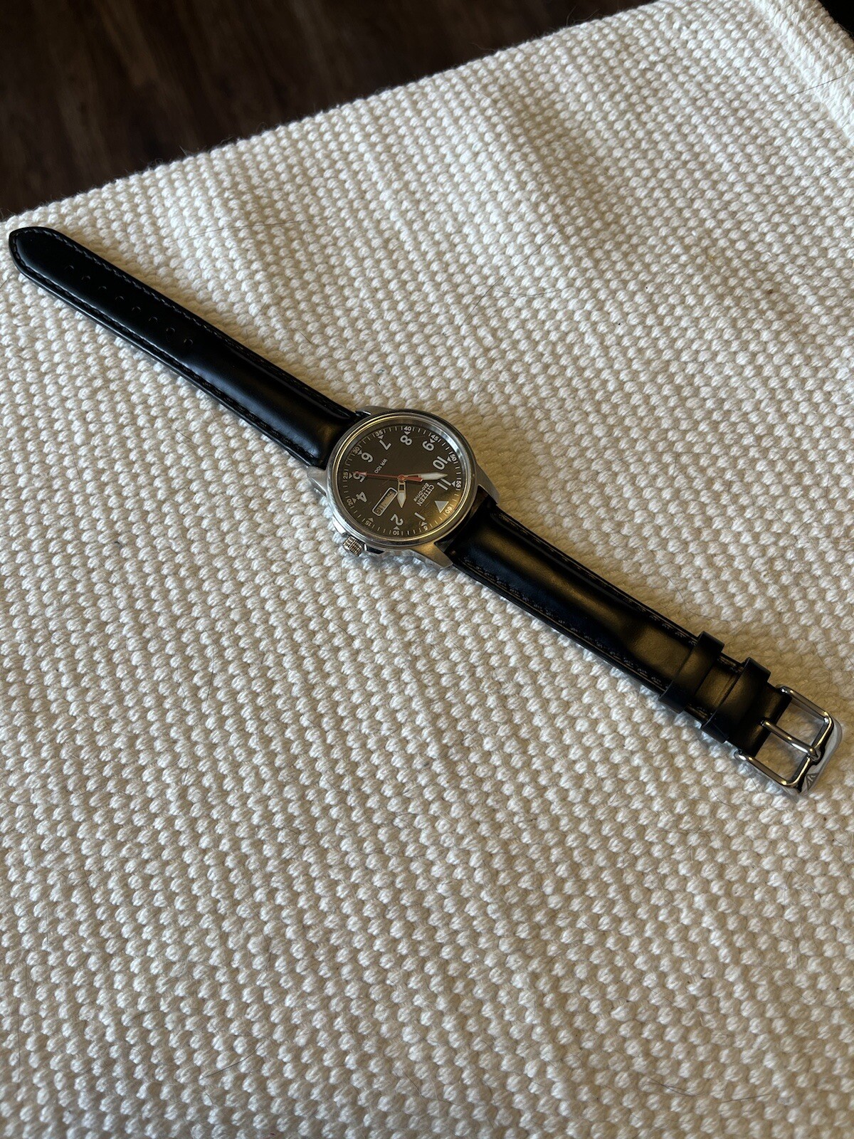 Citizen Garison Men’s Watch Black leather strap