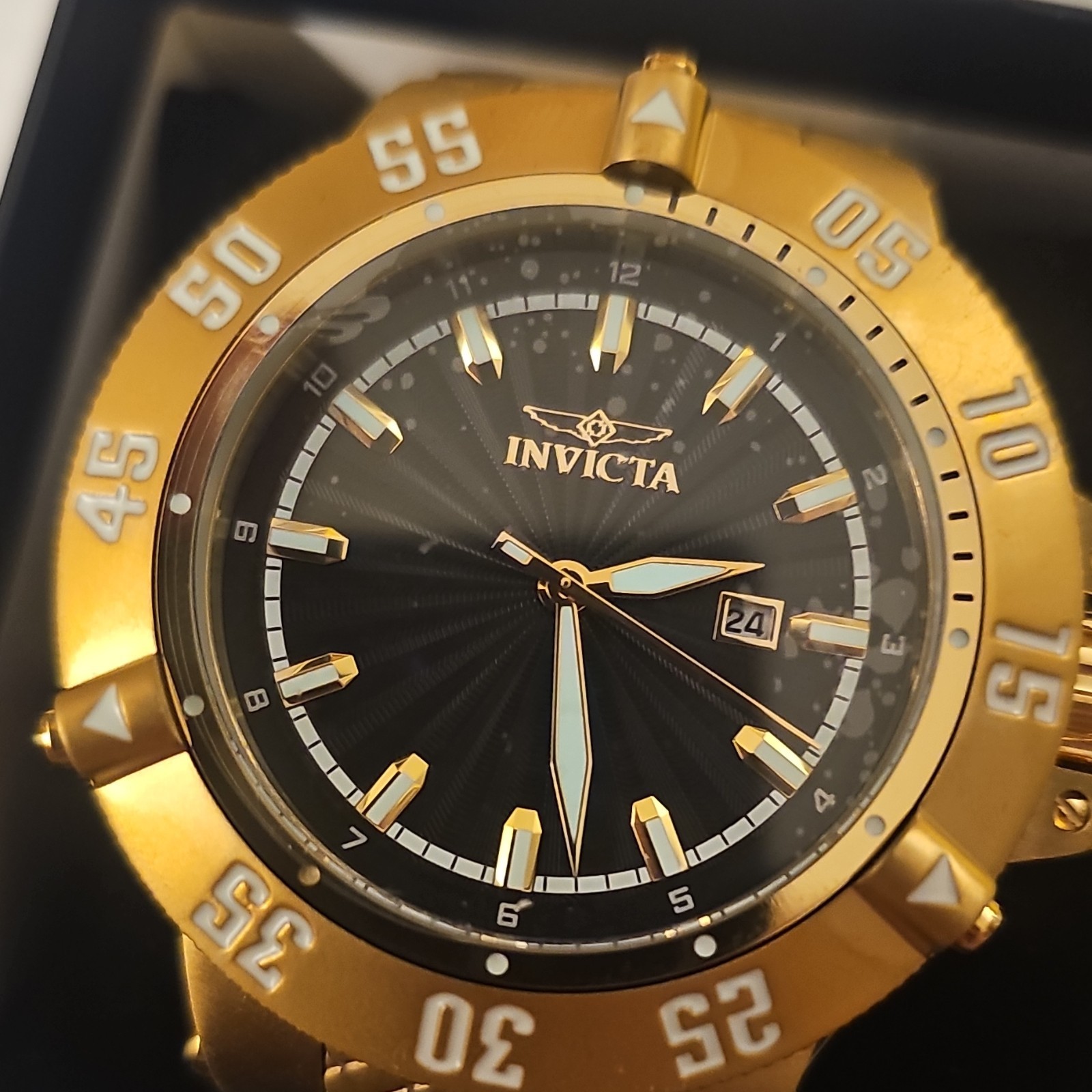 Invicta Project ABDA Sub Aqua Noma 3. W.R. 500MT Black Dial. READ DESCRIPTION.