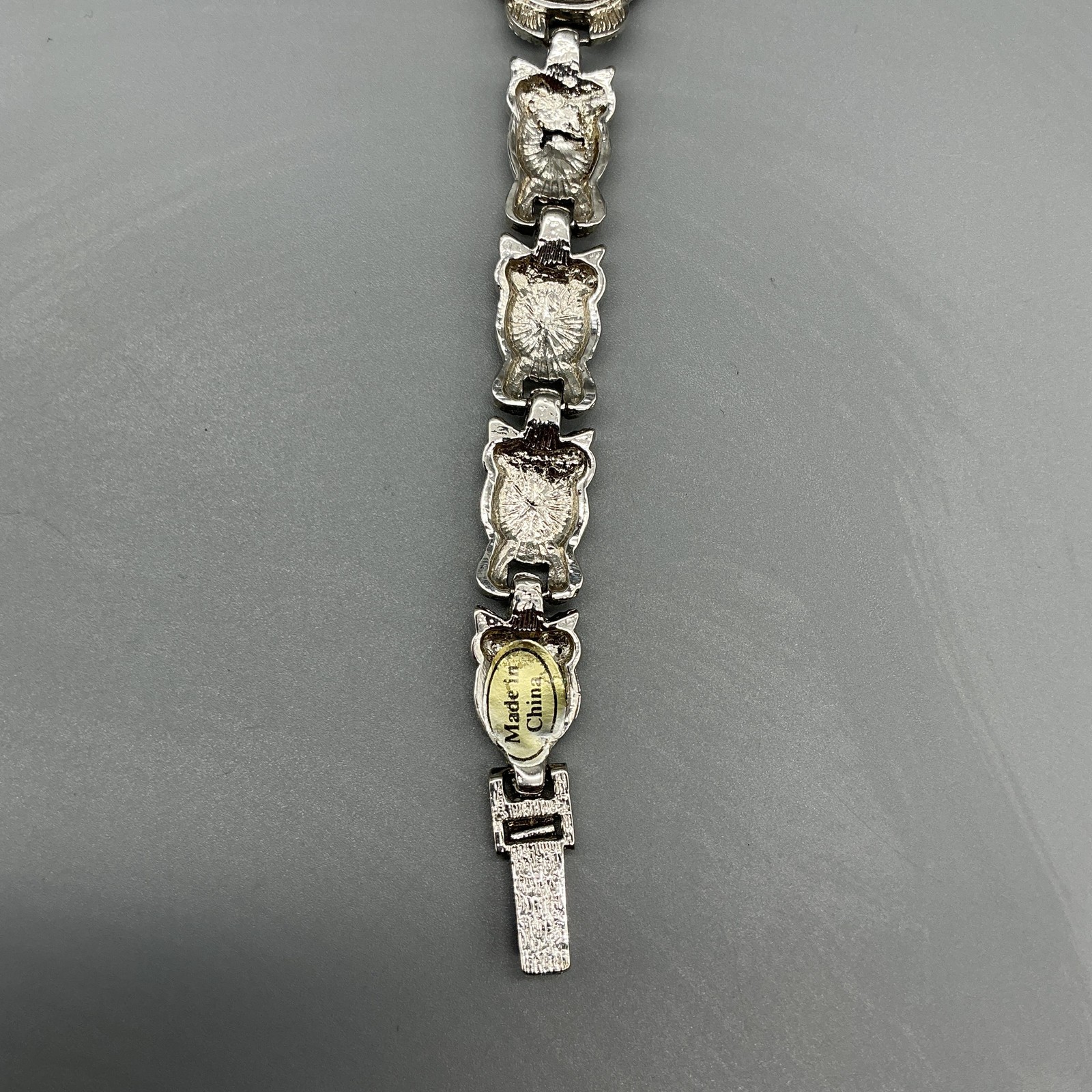 Eikon Womens Watch 13mm Silver Tone Cameo Marcasite Bracelet New Battery