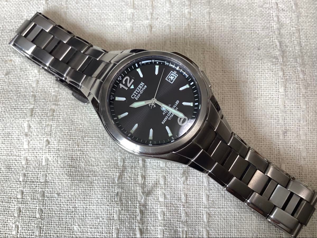Citizen Attesa ATD53-2611 Eco-Drive Radio Controlled Date Titanium Watch Japan