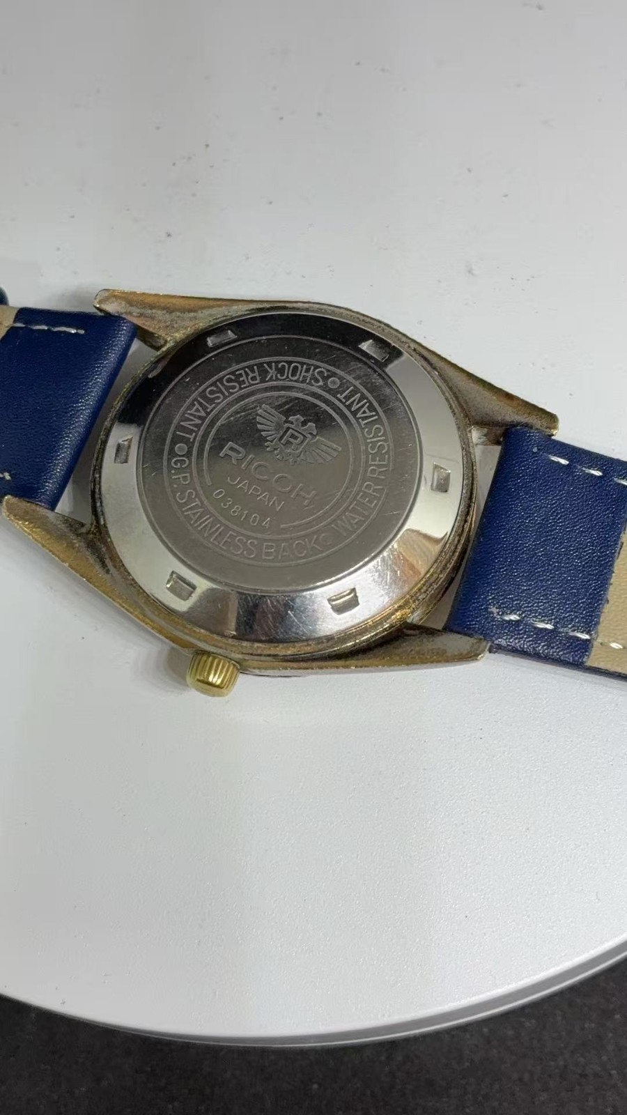 Ricoh Medallion 35mm President Automatic Date Day Japan Men Watch Run (Lot2779)