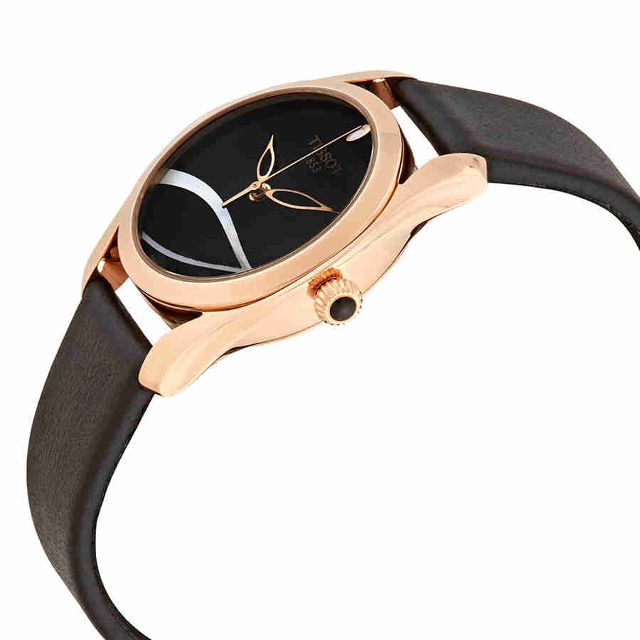 Tissot T112.210.36.051.00 T-Wave Black Dial 30 mm Women’s Watch New