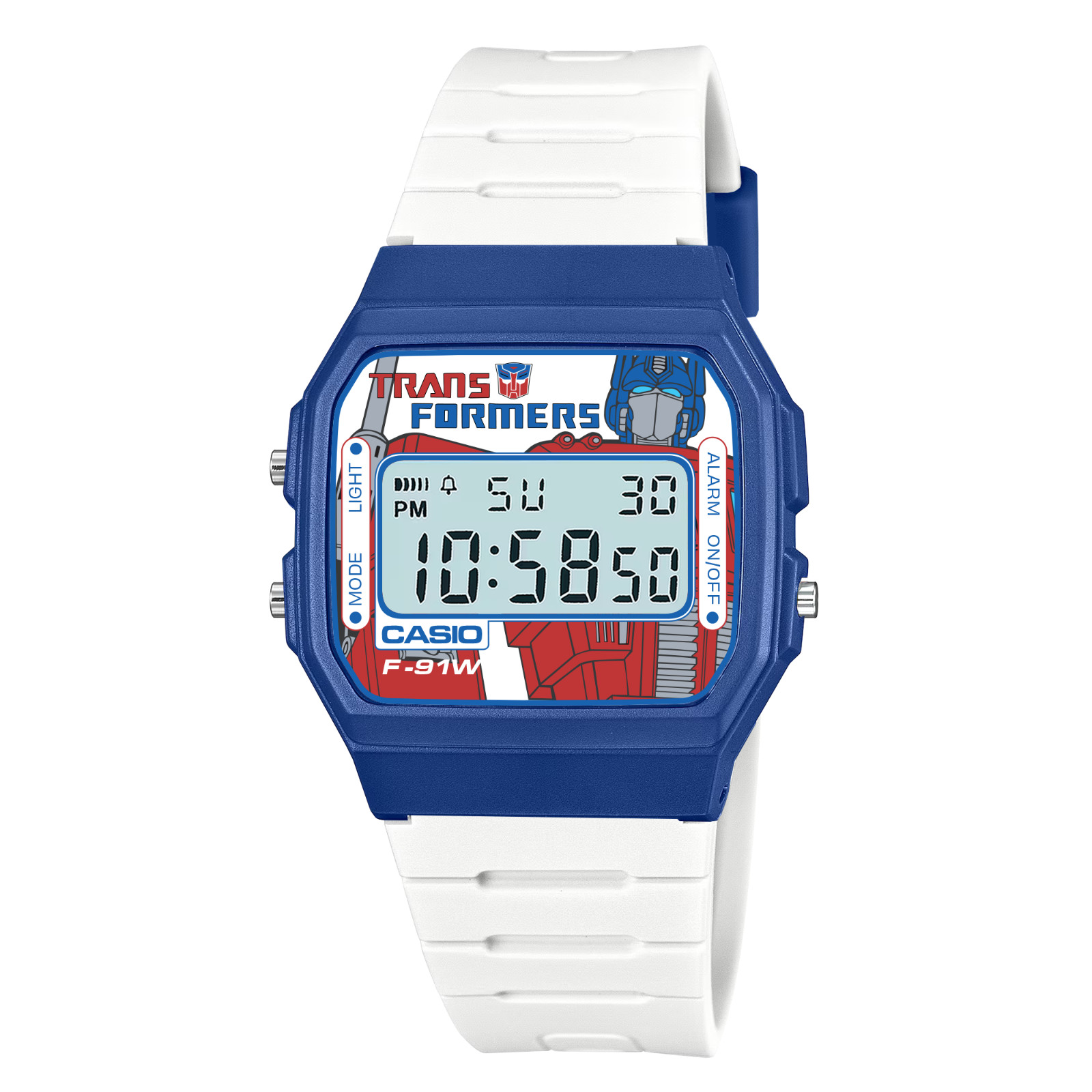 Custom Casio F-91 ‘Transformers’