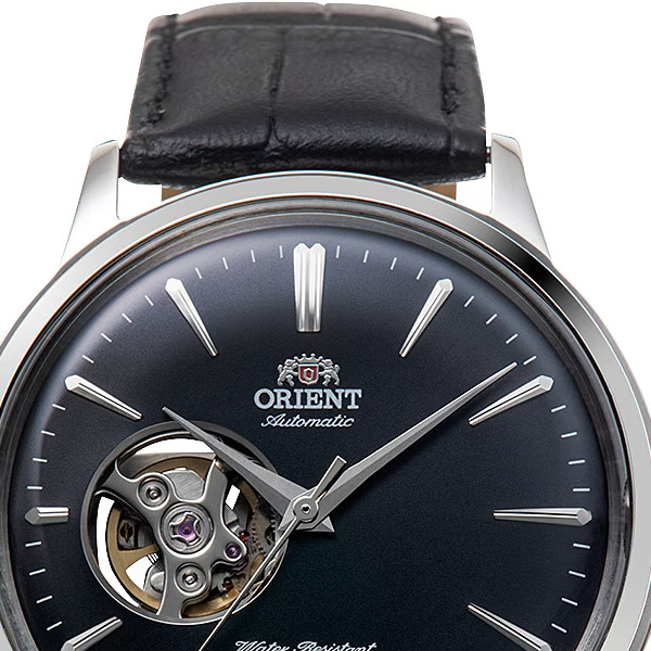 Orient RN-AG0007B Classic Bambino Semi Skeleton Automatic Leather Men’s Watch