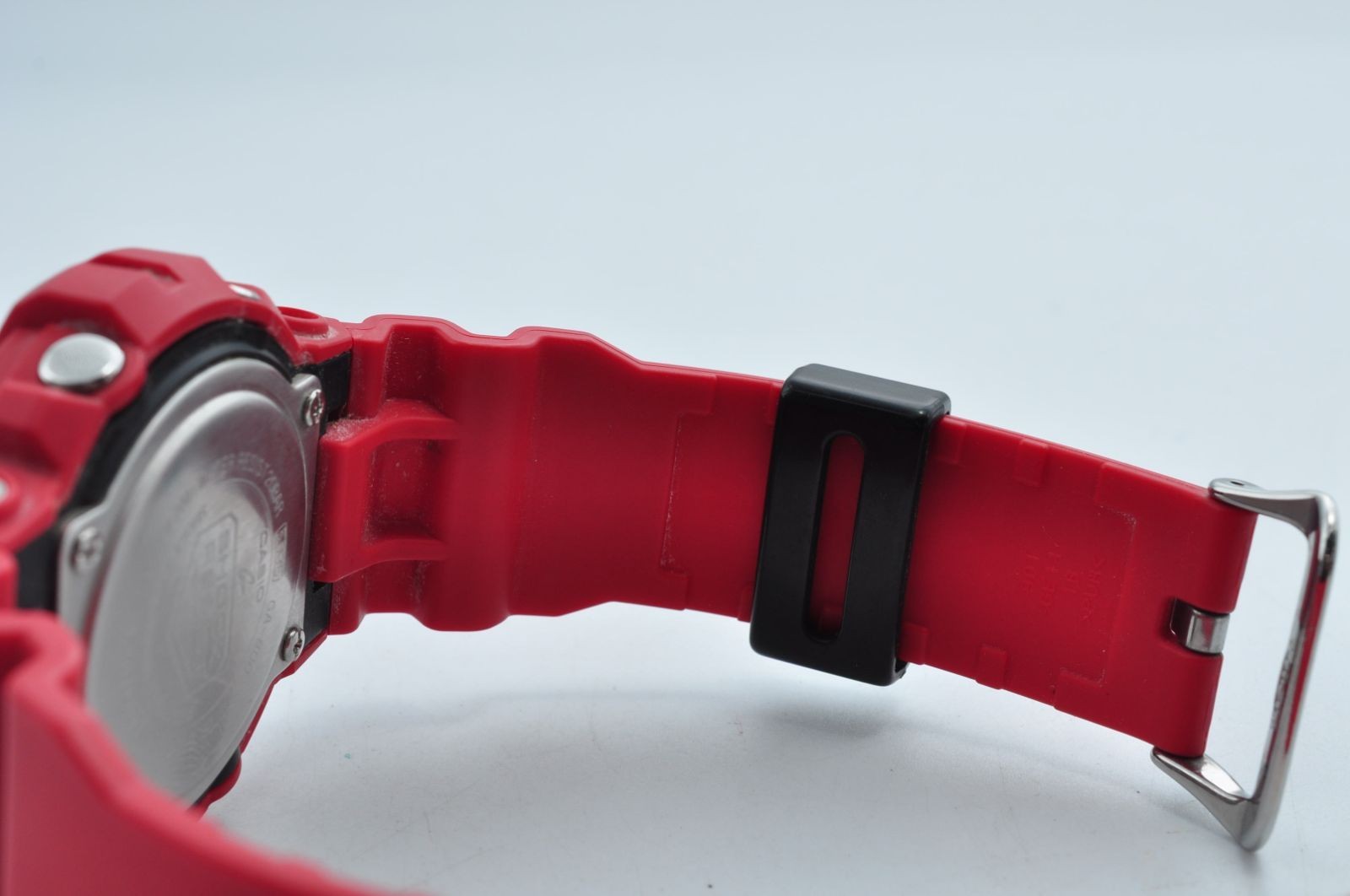 CASIO G-SHOCK GA-800 Quartz Wristwatch Resin Case Resin Band Red Men Used