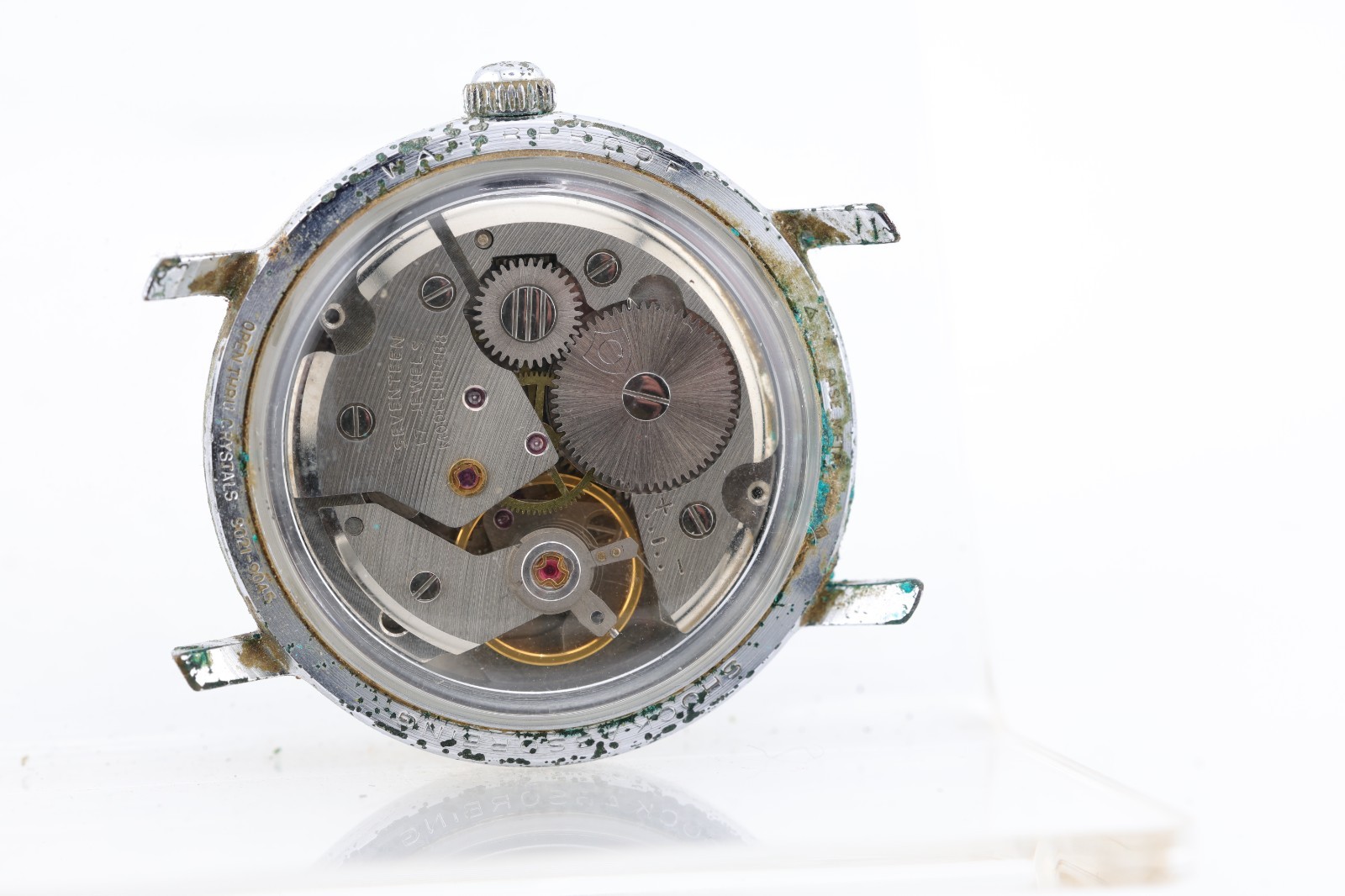 GERVAIS PENARD 17j MODEL 11U4B8, WATCH, 34mm 17mm LUG, EXPOSITION, RUNS (GI)