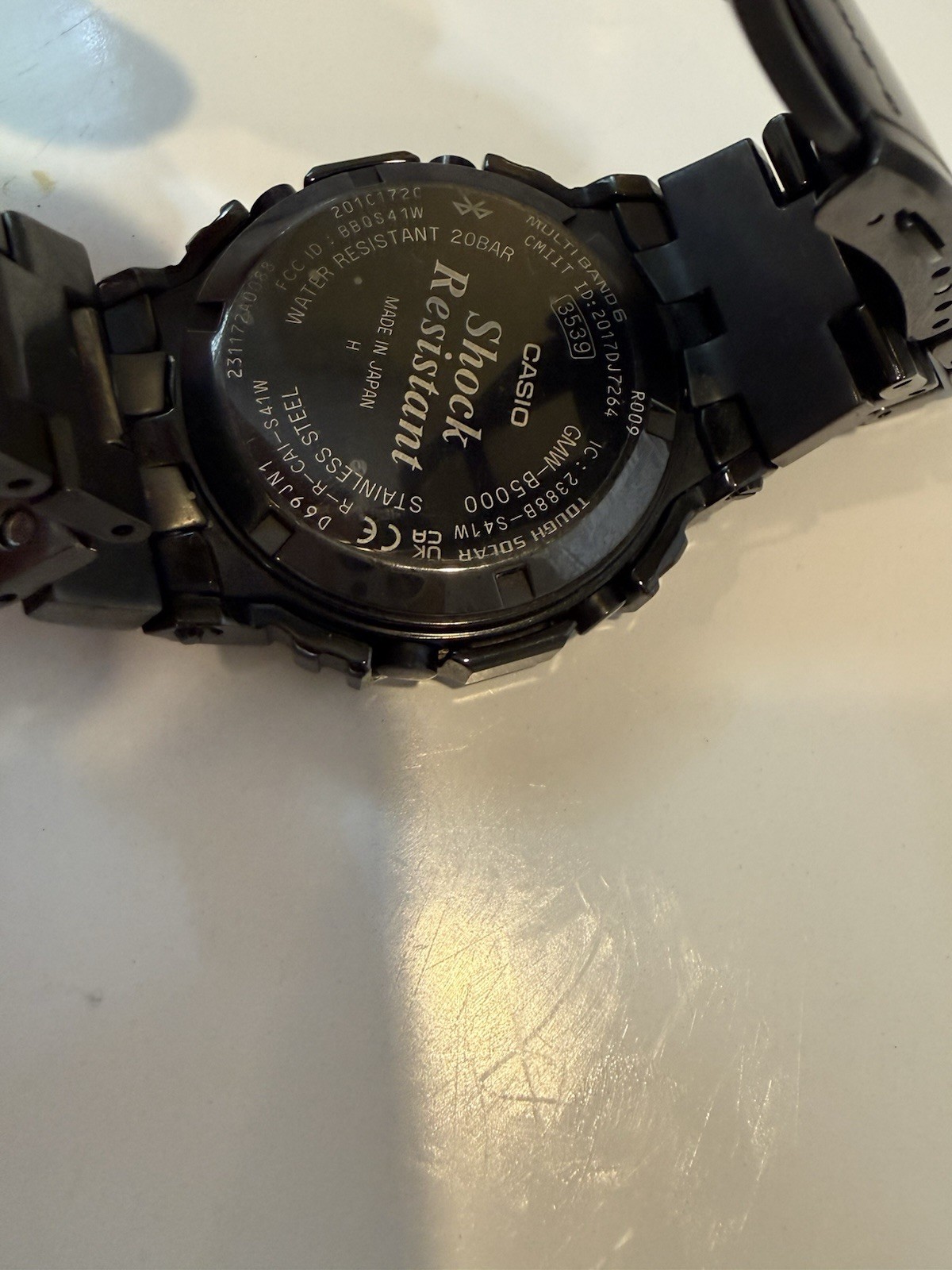 CASIO G‑Shock Full Metal GMW-B5000BPC-1JF Black Men’s Used Watch
