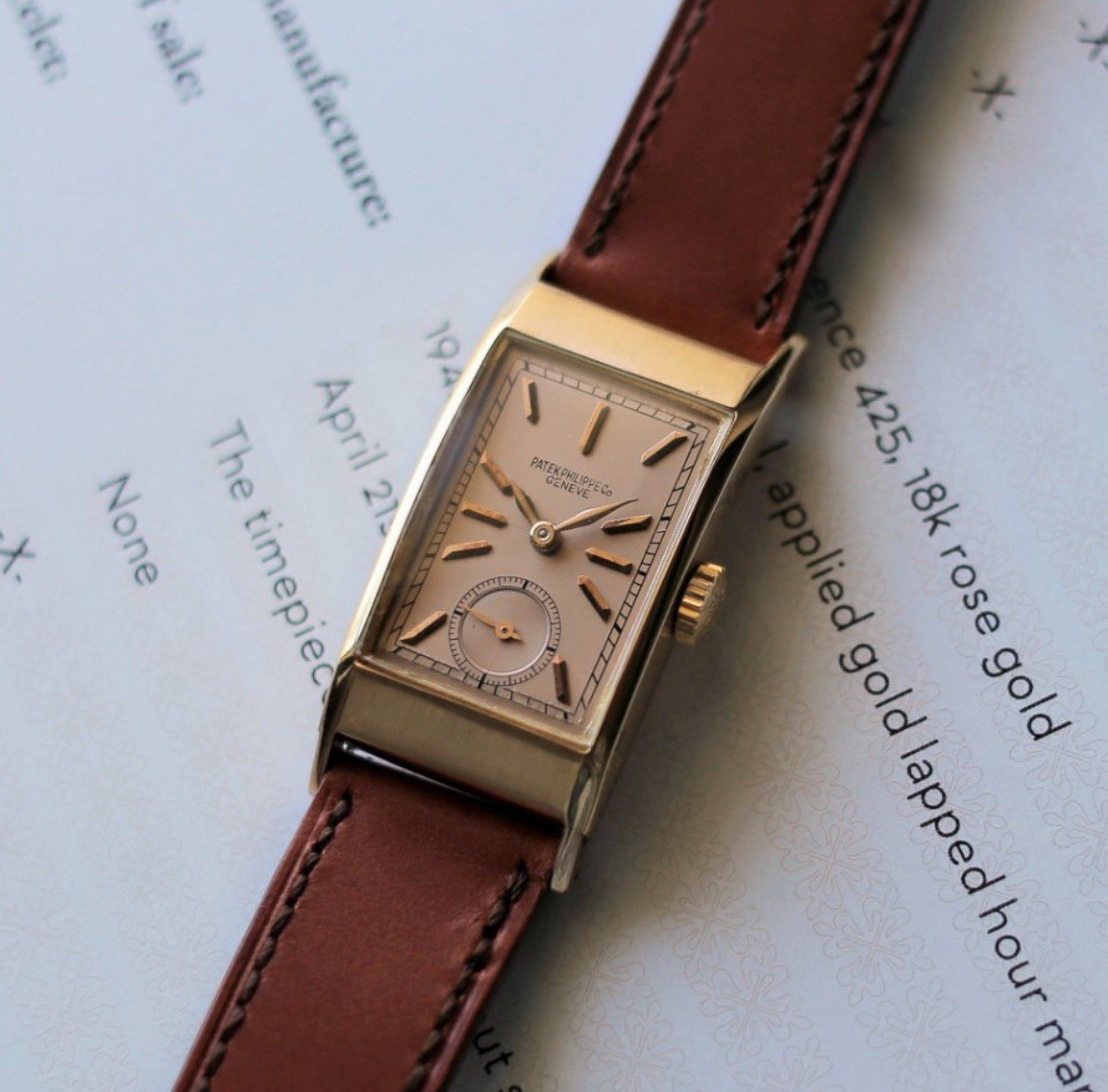 patek philippe 425R – Rose Gold, Rare (1943)