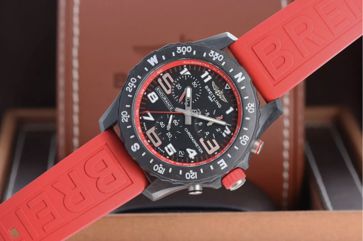 Breitling Endurance Pro Chronograph Red 44mm – Black Polymer, X82310D91B1S1