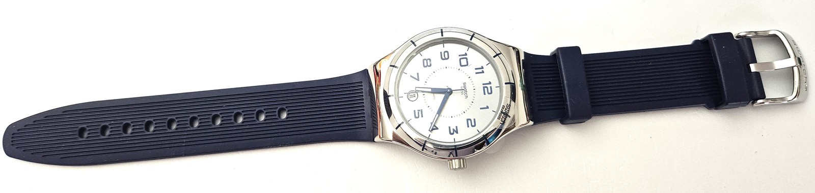 2017 Swatch Irony Sistem51 – YIS409 – Navy System – New –