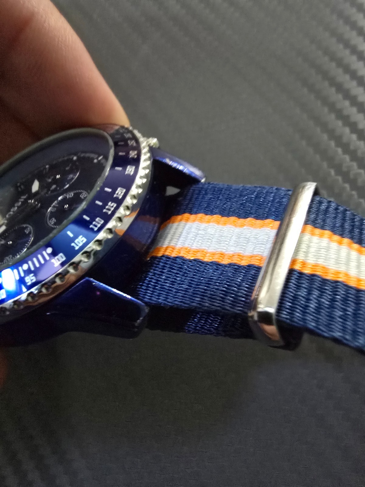 Fossil CH-2767 with Fossil Nato Strap – NEW BATTERY