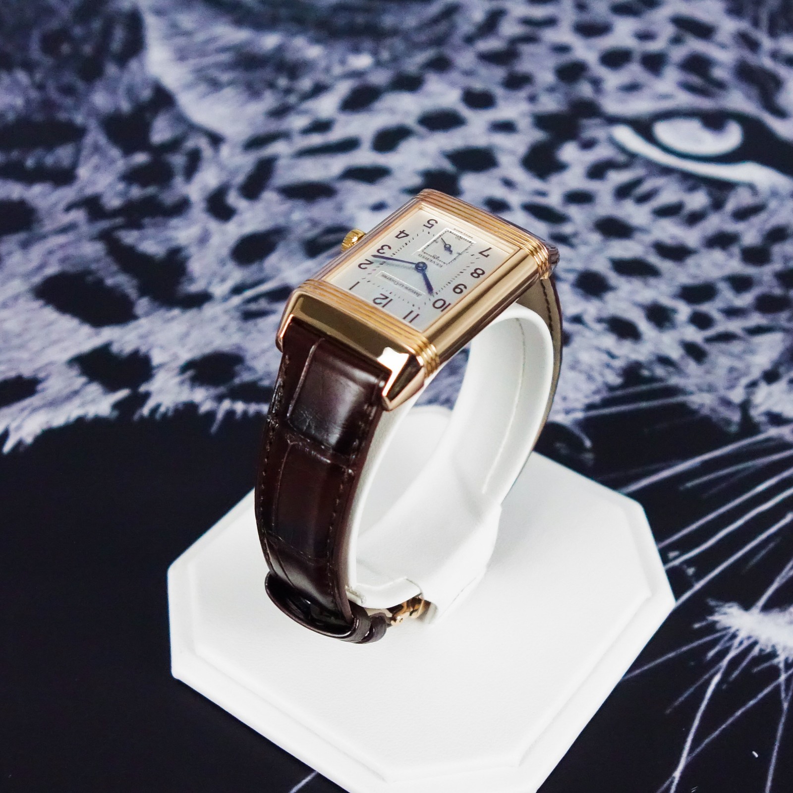 Jaeger LeCoultre Reverso Duo Day and Night Ref. 270.2.54 Rose Gold Box Papers