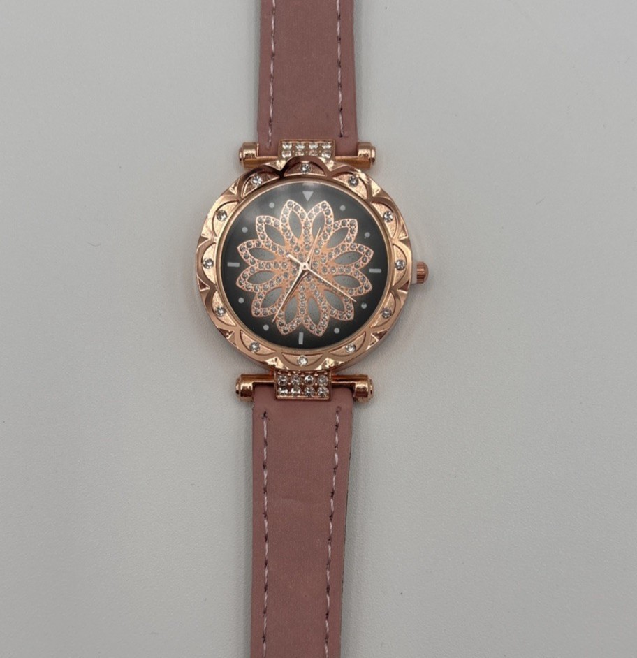 Women’s Pink Band Watch Round – 34mm