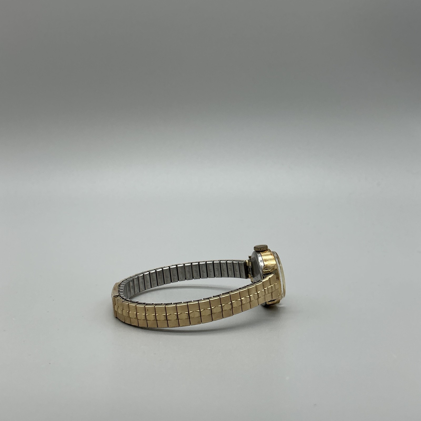 Vintage Seiko Womens Watch 18mm Gold Plated 11-0109 Stretch Manual Wind