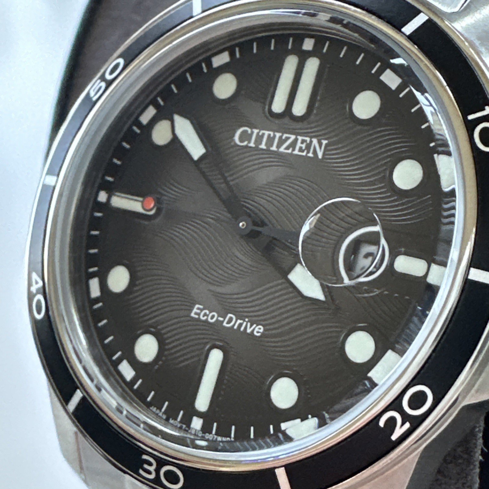 CITIZEN Men Analog Eco-Drive Casual Watch Classic Dress Black Dial Waterproof