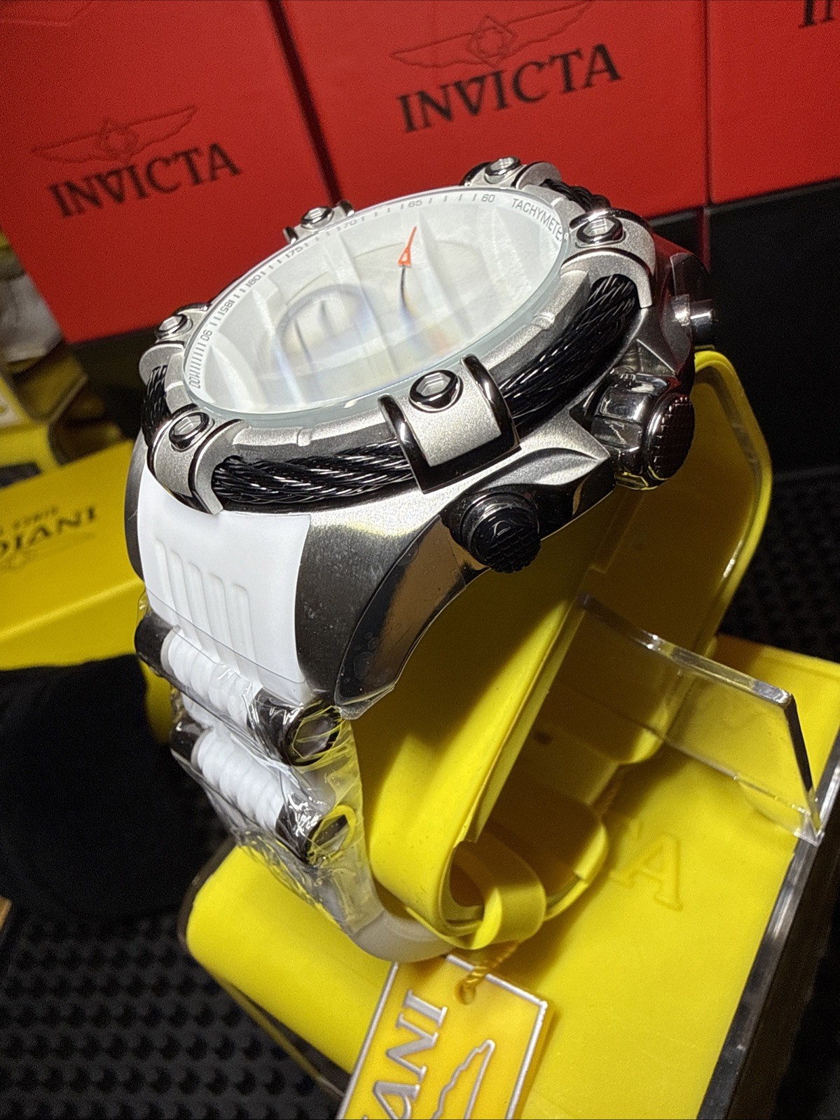 Invicta Bolt Girdex 52mm White Dial 50601