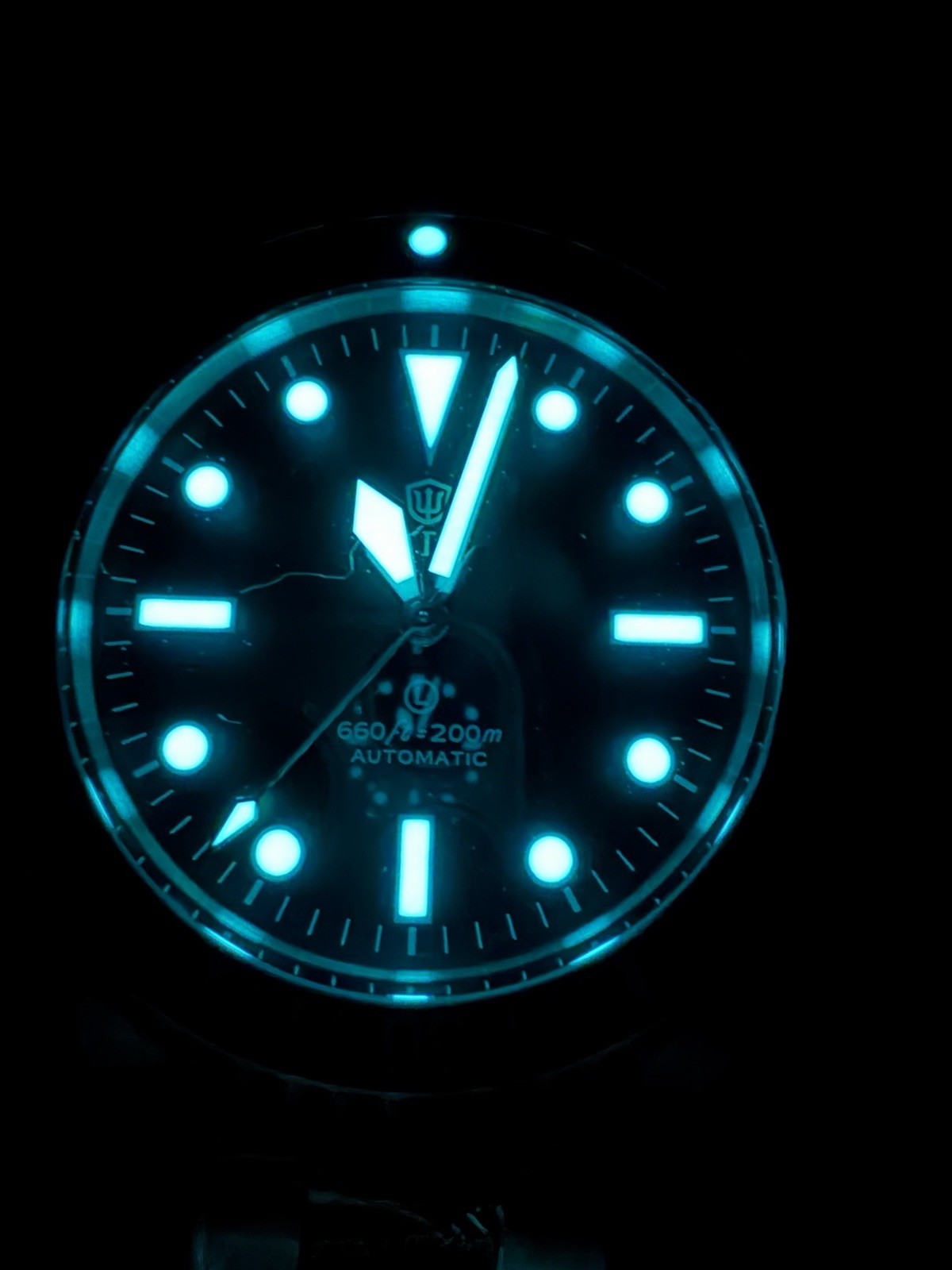 WDC Seafarer WD5513P Automatic Diver – Matte Black Dial – PT5000 High-Beat – NEW