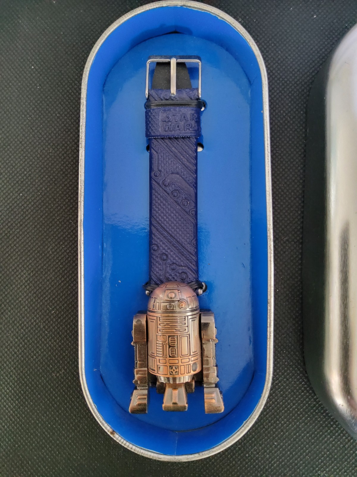 Star Wars Lucasfilm R2D2 Quartz Digital Men’s Watch 1999 Die Cast Bronze