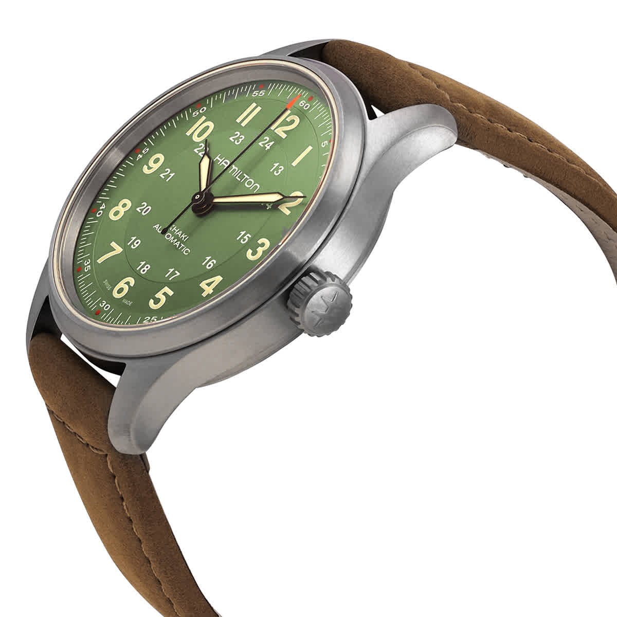 Hamilton Khaki Field Automatic Green Dial Men’s Watch H70545560