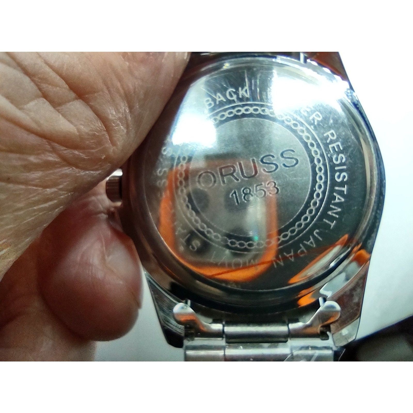 Oruss 1853 Blue Face Date Watch