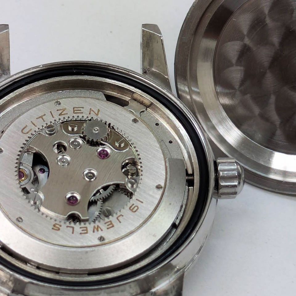 Citizen Auto Dater Seven 19 Jewels Ref. ADSS 51306-SA Silver Dial Day Date Men’s