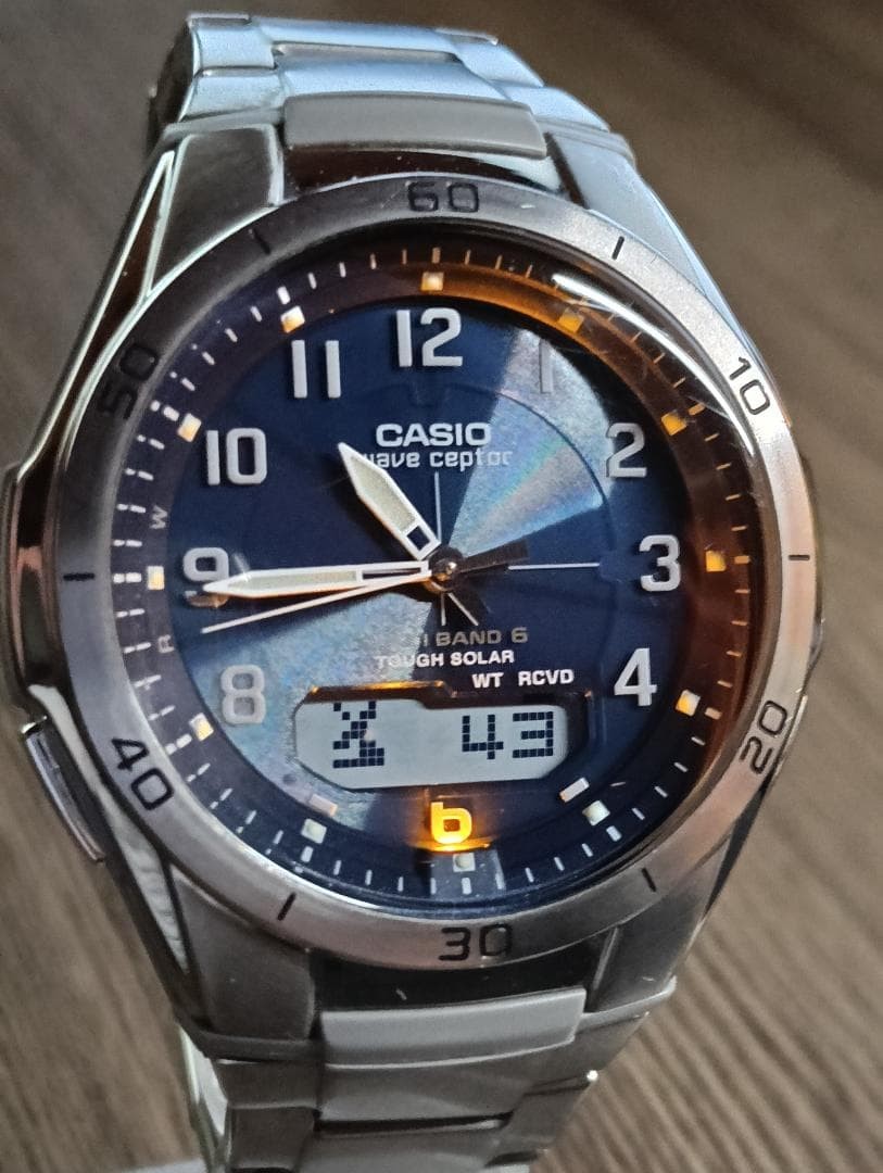 CASIO Wave Ceptor Solar Radio-Controlled Watch WVA-M640②