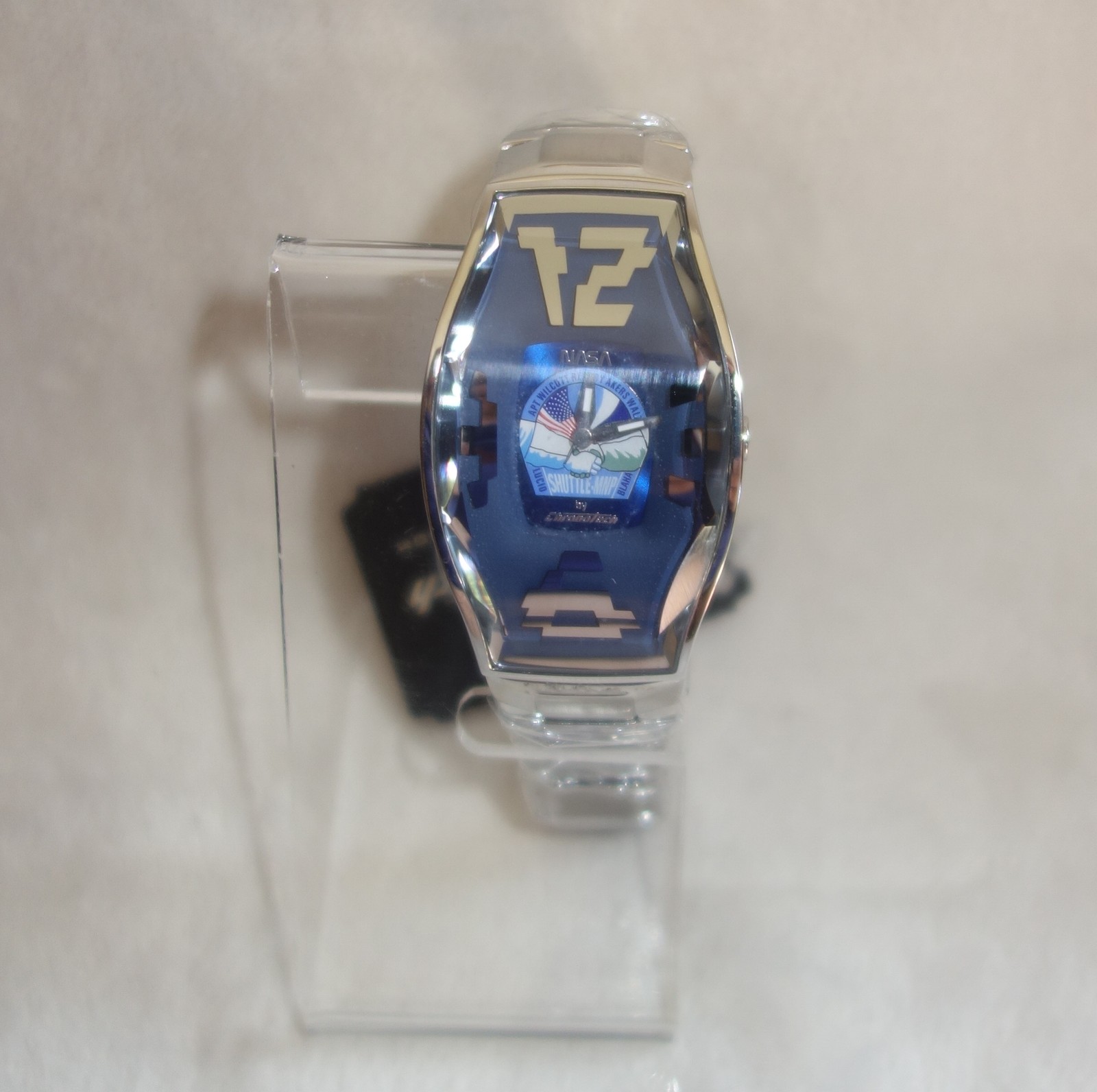 Chronotech NASA CT.6281L-13M silver stainless-steel band watch NEW