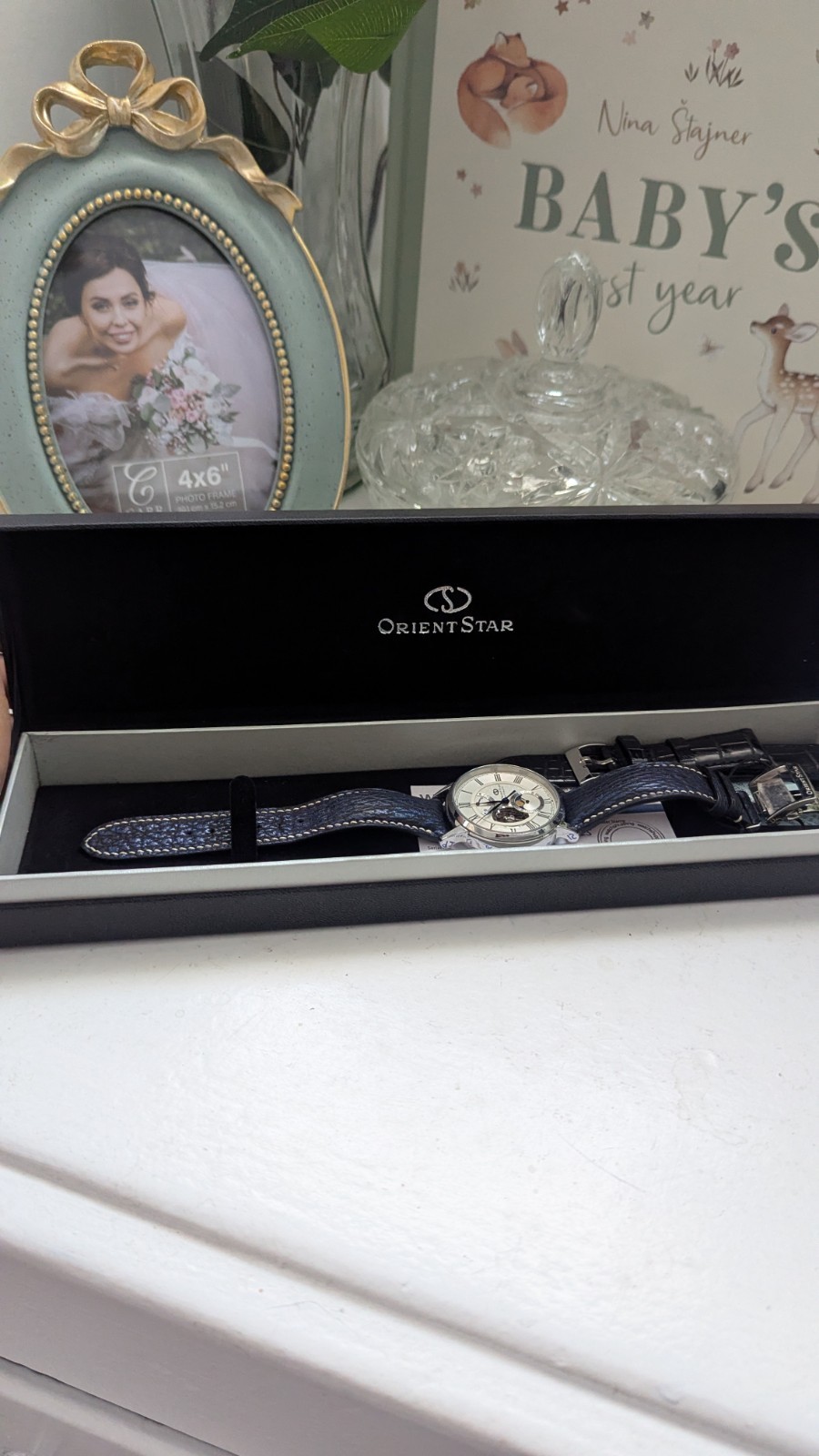 Orient Star RK-AM0001S Moonphase Automatic Open Heart Full Set Box & Papers