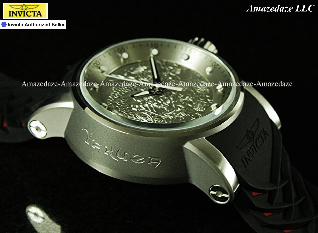NEW Invicta Men 48mm YAKUZA S1 Rally Dragon NH35A 24J Auto SILVER DIAL SS Watch