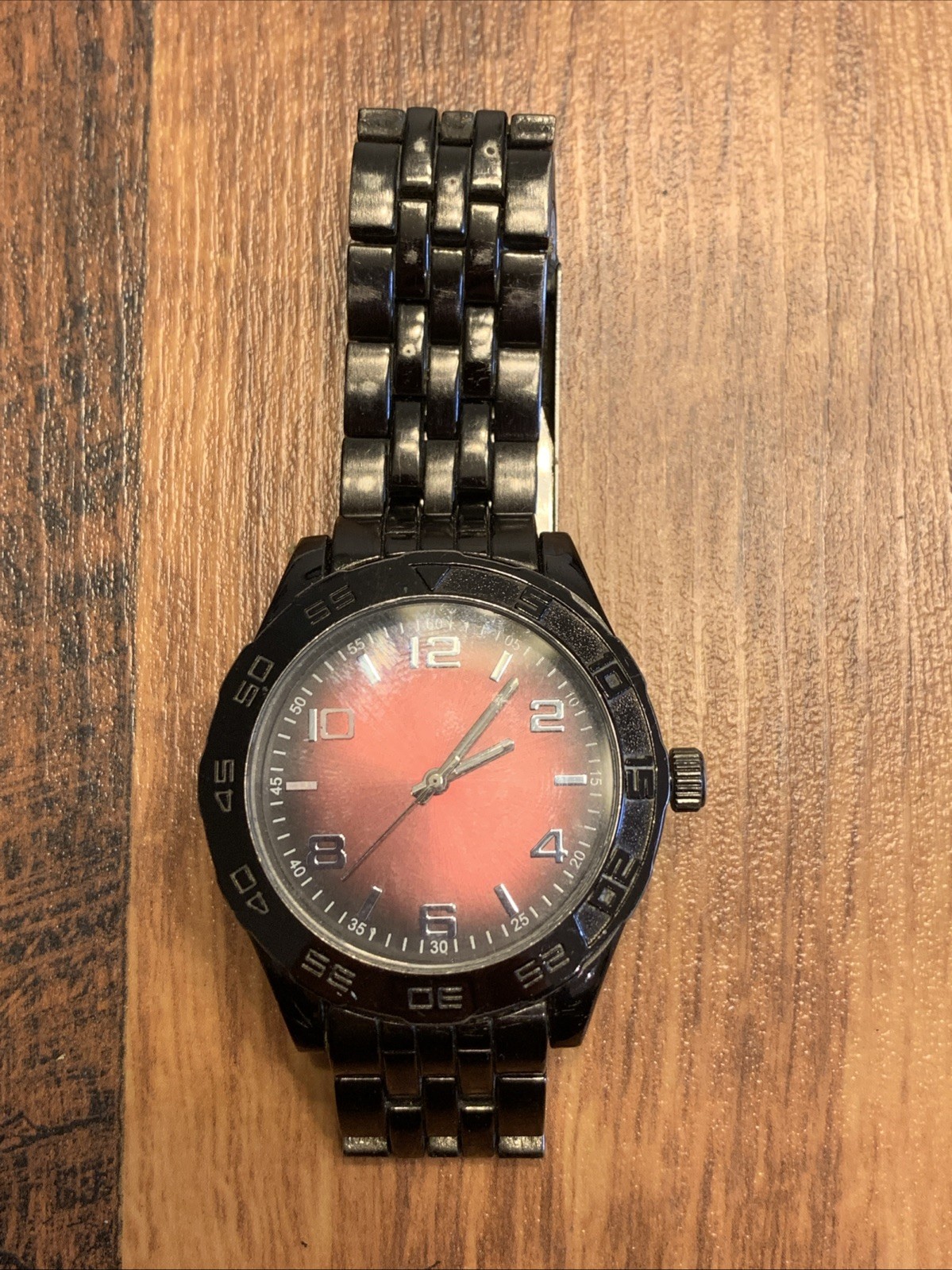 Allude Men’s Black Watch Stainless Back With New Battery