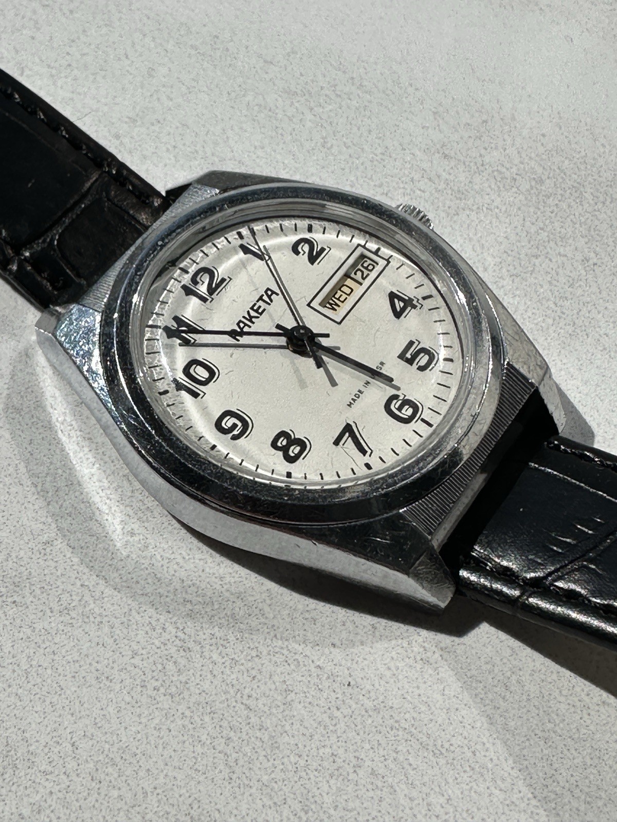 Vintage Soviet men’s mechanical watch RAKETA “Rolex” Cal 2628 H. USSR.