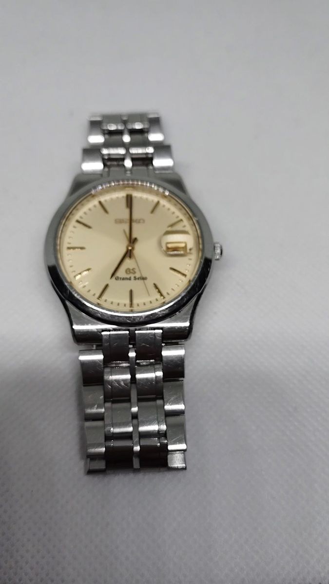 Grand Seiko 8N65-9010 Gold Dial Quartz 37mm Original Band Japan Used