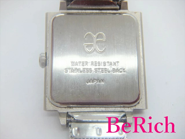 [A1R] Elegance Pink Dial SS Silver Square Analog Quartz Watch [n5x]