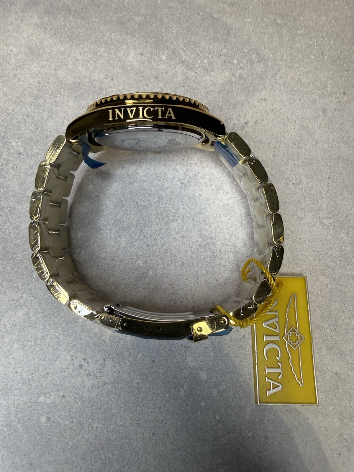 Invicta Pro Diver Men’s Gold Watch 43mm Gold Dial 200M New Box & Tag