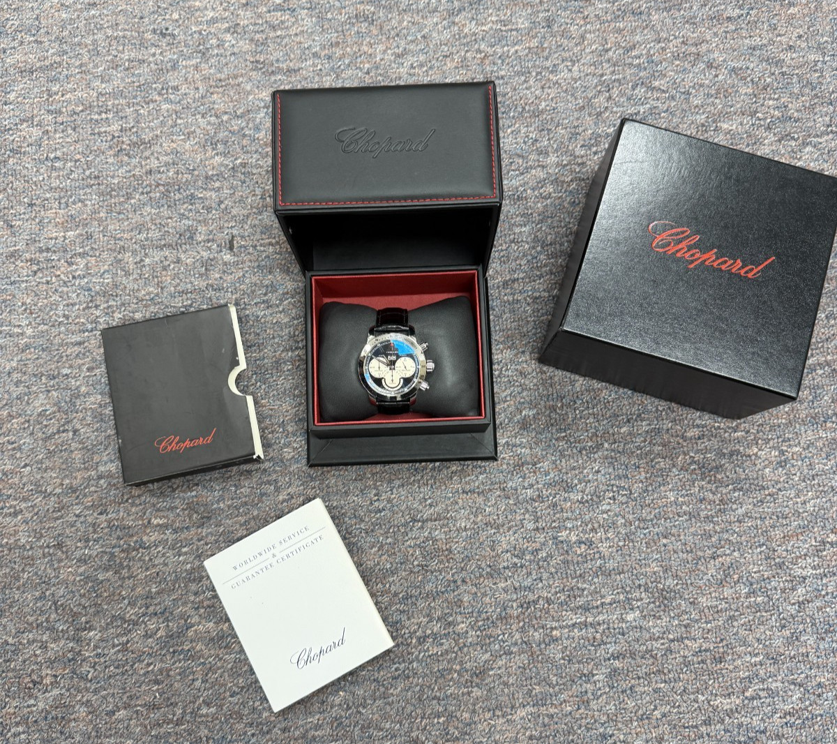 Chopard Mille Miglia Jacky Ickx Chronograph Ref 8998 Box & Papers