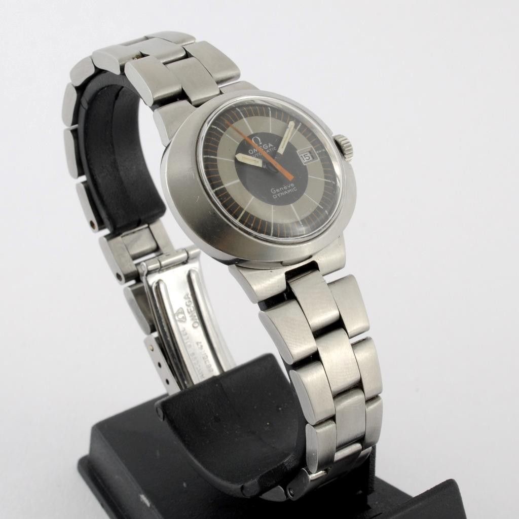 SHIP & TARIFF FREE SERVICED LADIES OMEGA GENEVE DYNAMIC AUTOMATIC DATE BRACELET