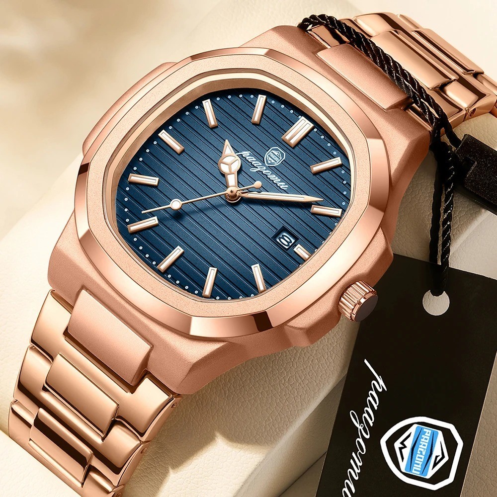 2026 New For Men Fashion Brand Male Watch Waterproof Luminous Stainless Steel Wa
