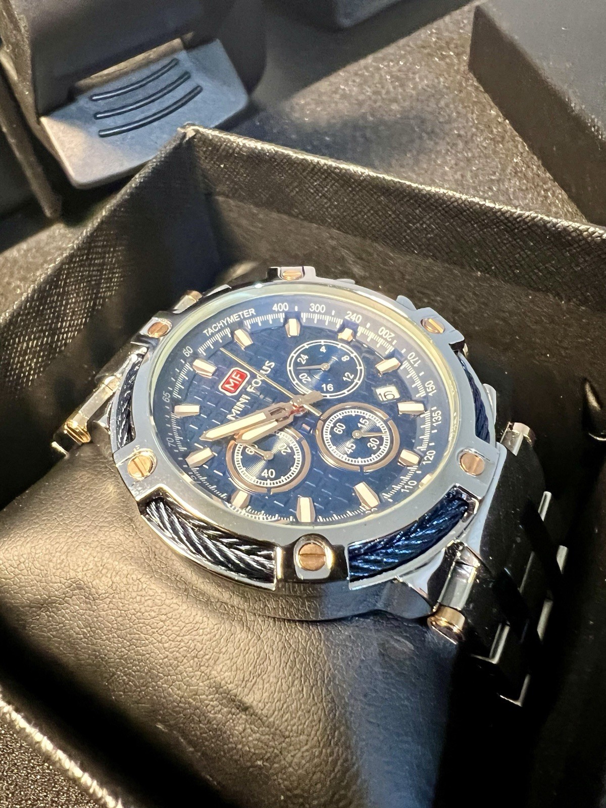 MINI FOCUS Men’s Chronograph Dress Watch