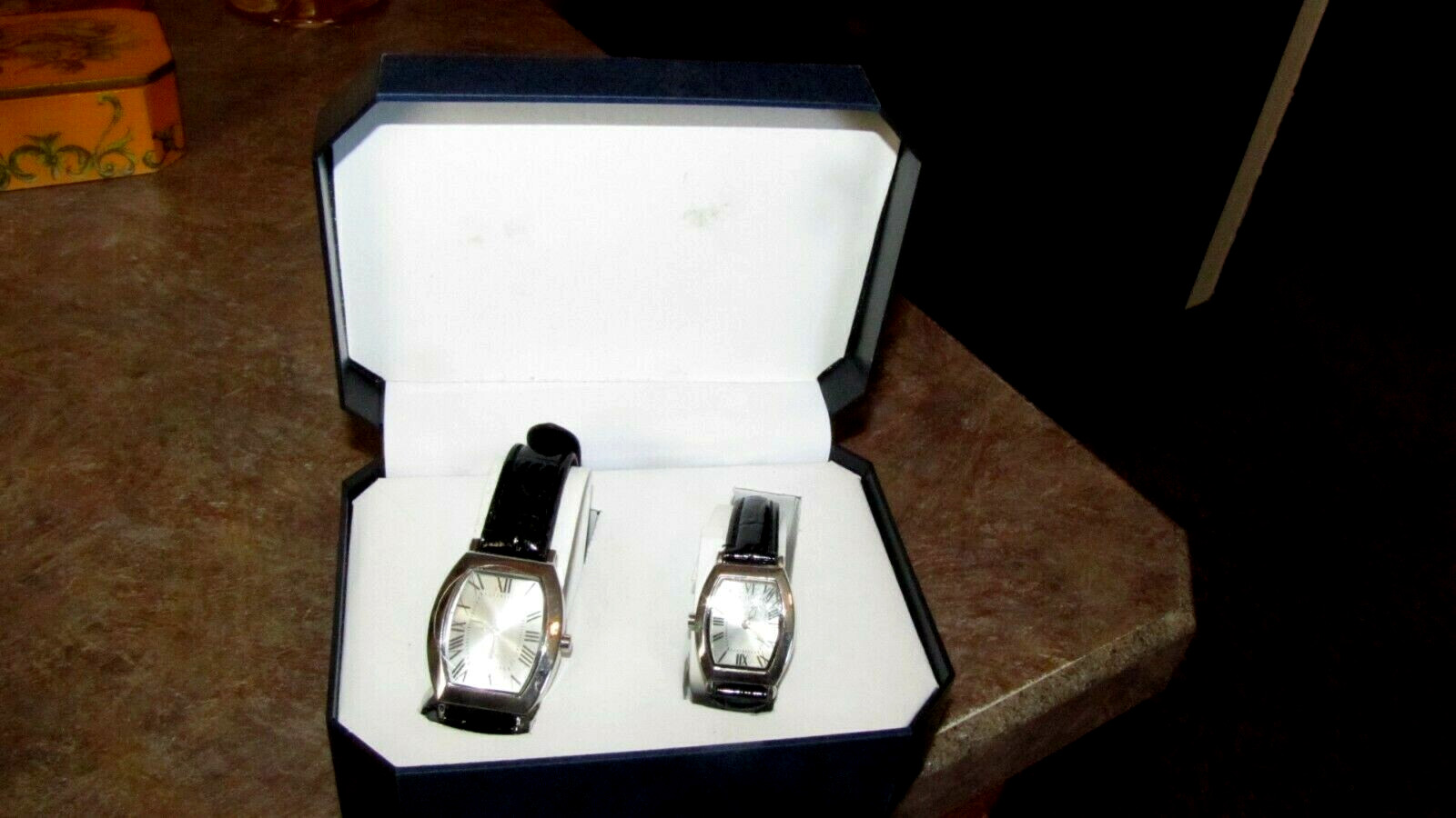 Lot 2 Bret Roberts MATCHING pair of MAN’s & WOMAN’s Designer Wrist Watches. NIB.