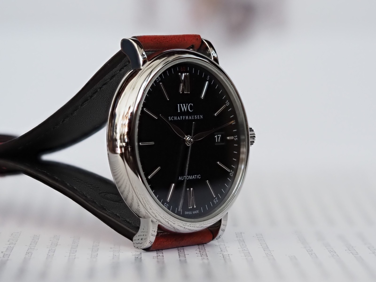 IWC Portofino Automatic 40mm IWC356502 Black Dial Manual Card 2016