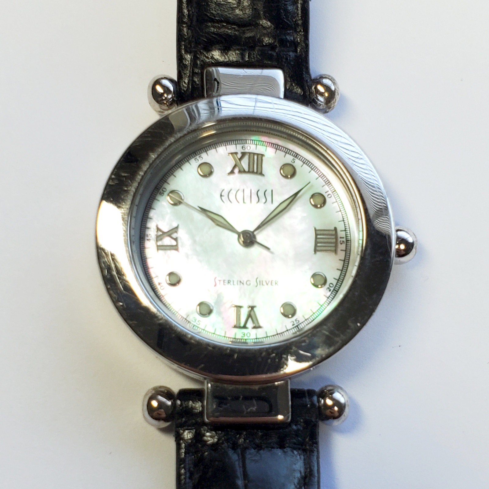Ladies Ecclissi Sterling Silver MOP Dial Watch – 22340