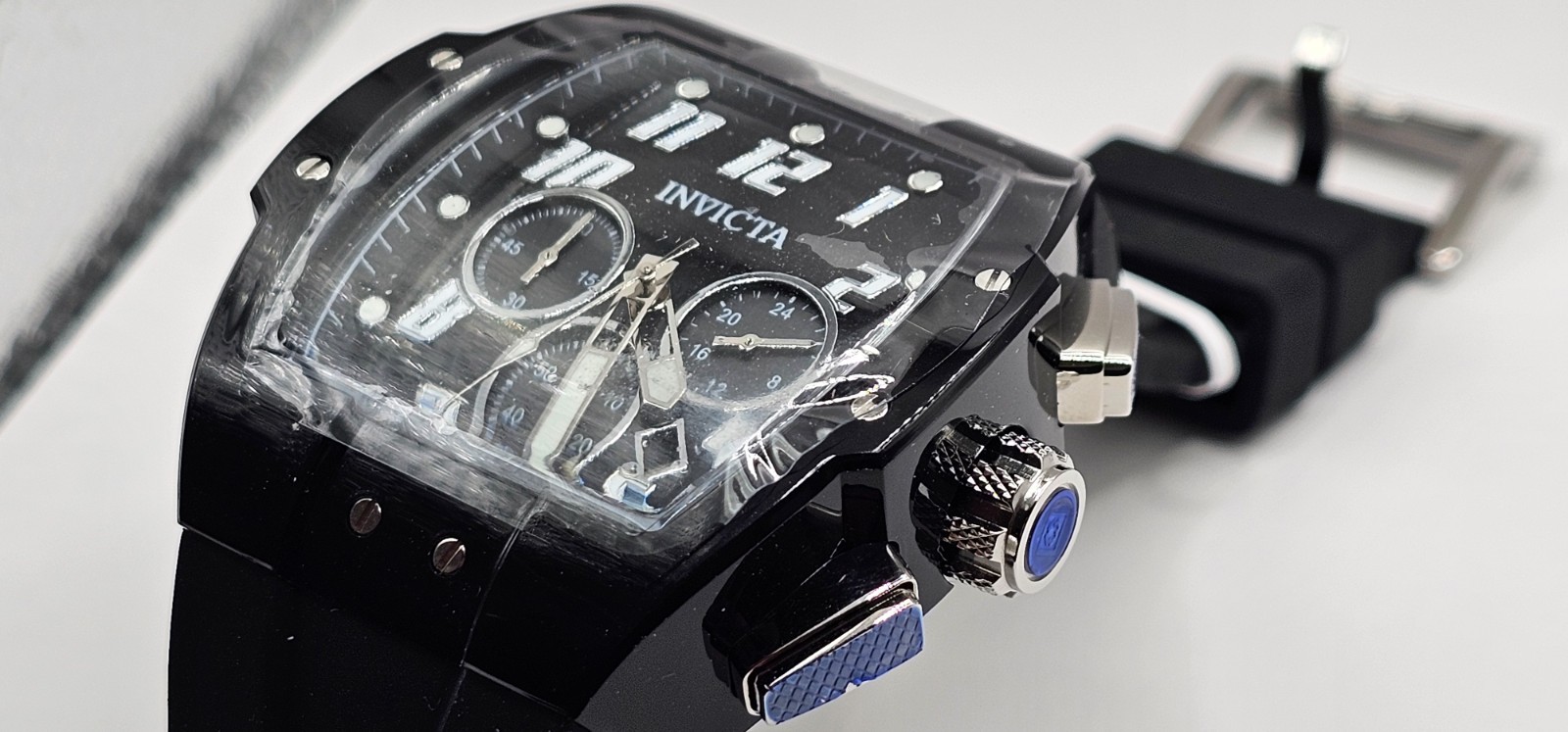 45480 – Invicta S1 Rally Kinesia Anatomic Men’s Watch – 47mm, Black (45480)