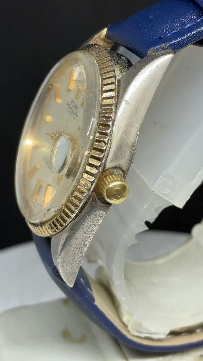Ricoh Medallion 35mm President Automatic Date Day Japan Men Watch Run (Lot2779)