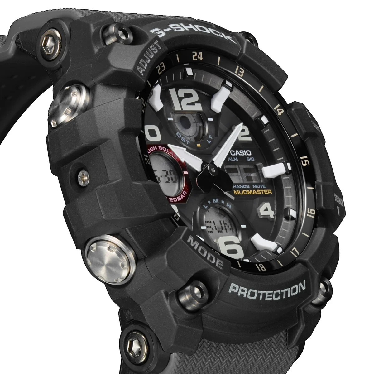 Casio Master G-Shock Mudmaster Men’s Solar Power Watch GSG100-1AWC