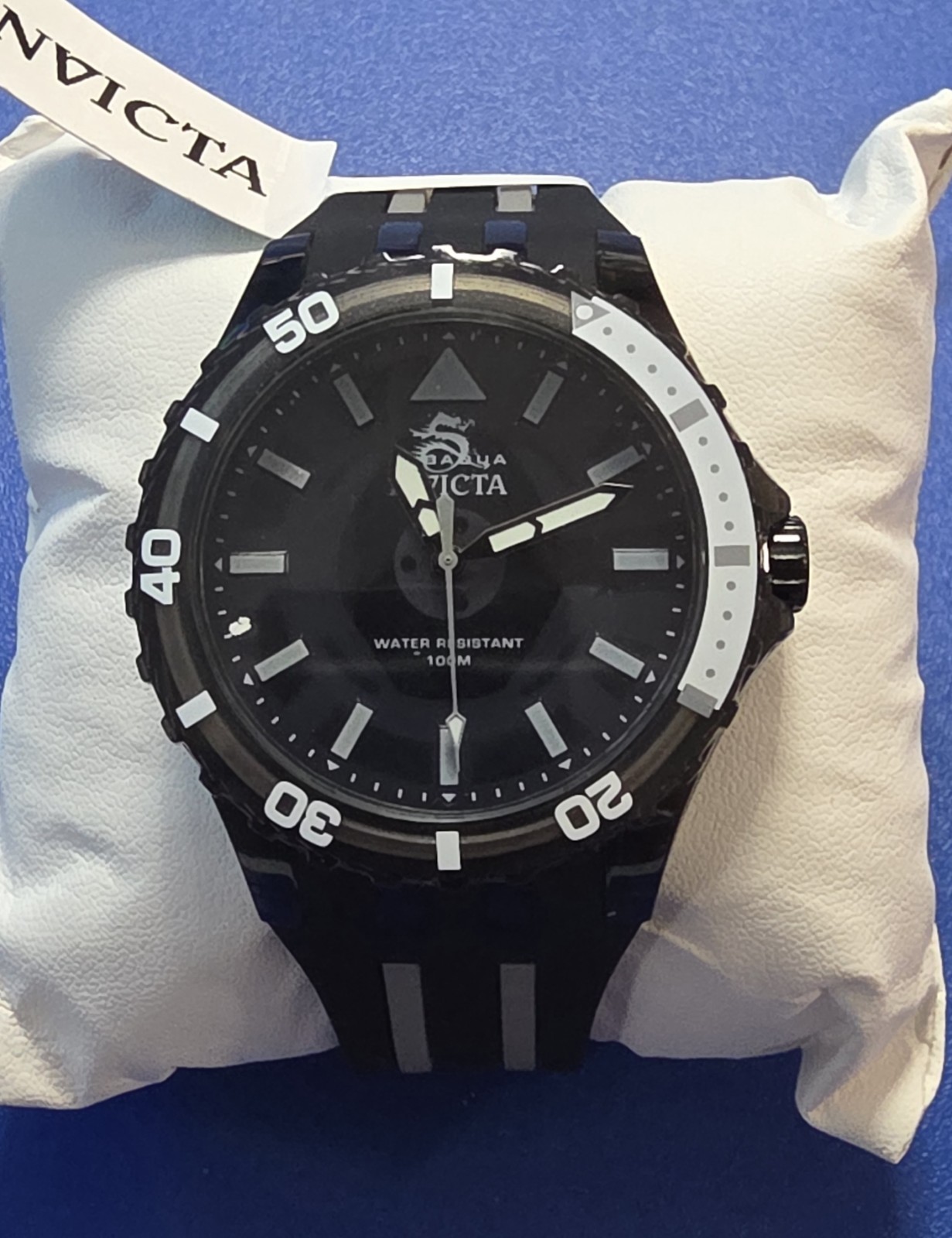 🔥Invicta Subaqua Men’s Watch 44mm- Grey Black And White Rotating Bezel-Silcone