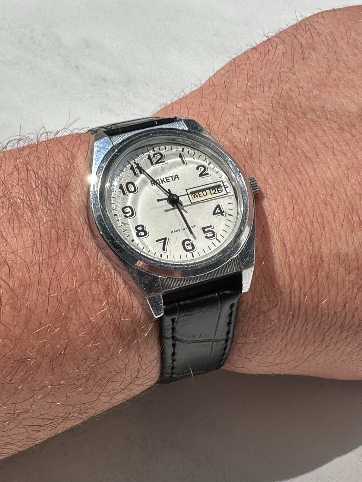Vintage Soviet men’s mechanical watch RAKETA “Rolex” Cal 2628 H. USSR.