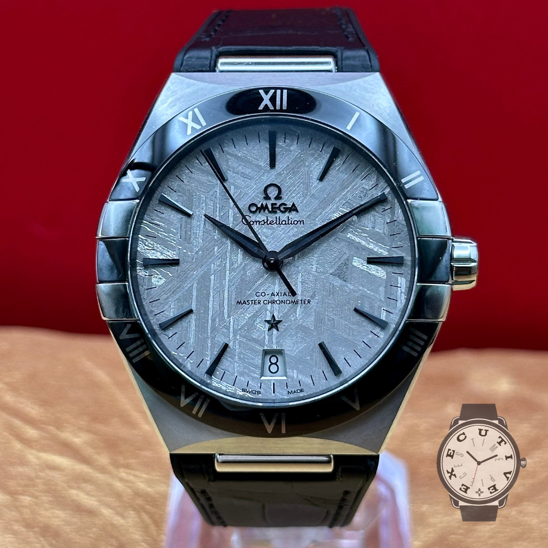 Omega Constellation 41mm Meteorite Dial 131.30.41.21.99.001 Extra Strap Warranty